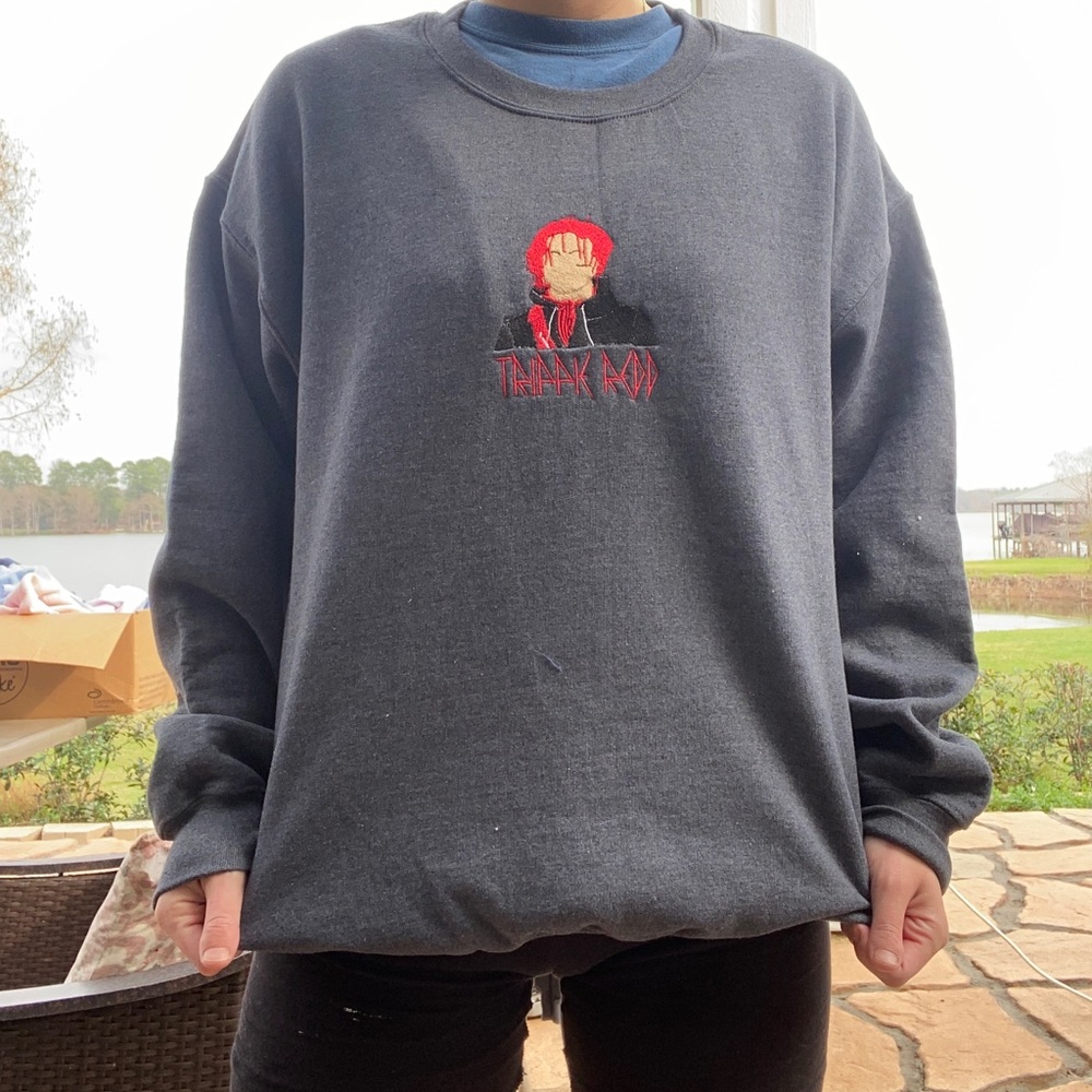 Grey Trippie Redd Sweatshirt/Crewneck Size Large